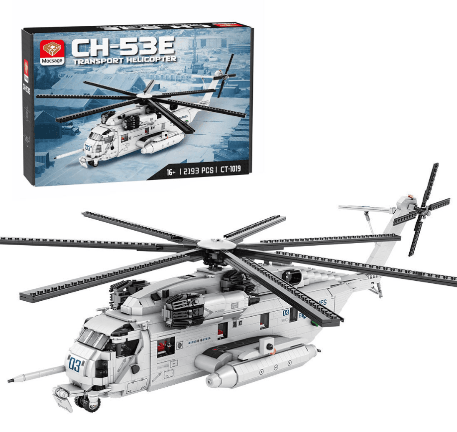 Mocsage MOC-127265 CH-53E Super Stallion 1/35 Scale Modern Military-themed Model (2193PCS) REVIEW
